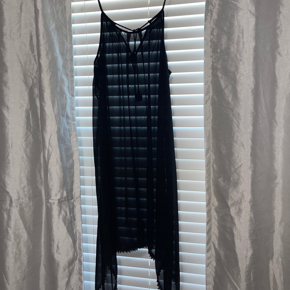 Black Beach Coverup
